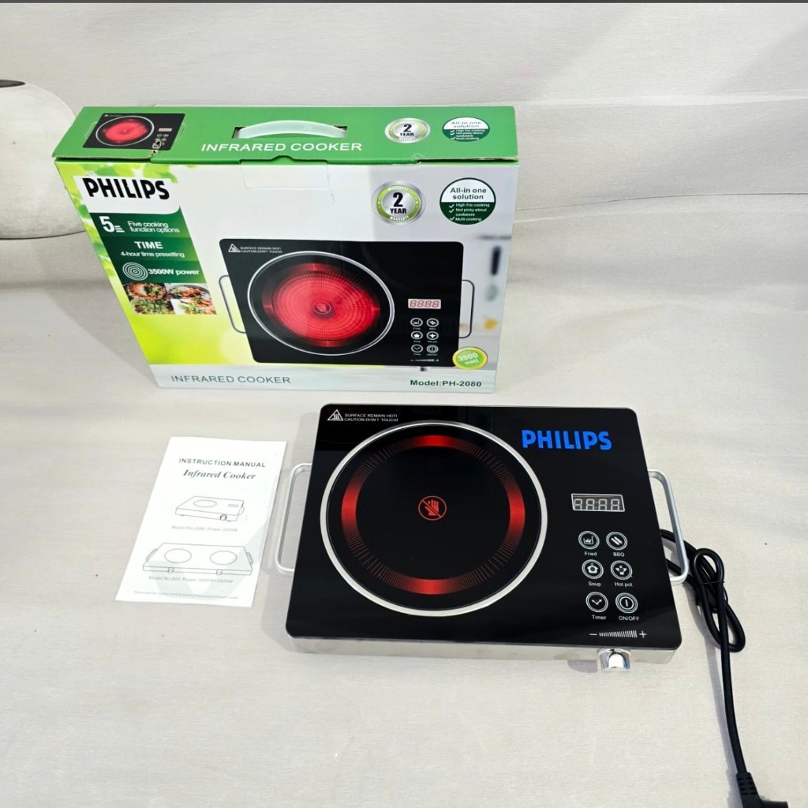 اجاق برقی مادون قرمز مارک فیلیپس مدل ph2080