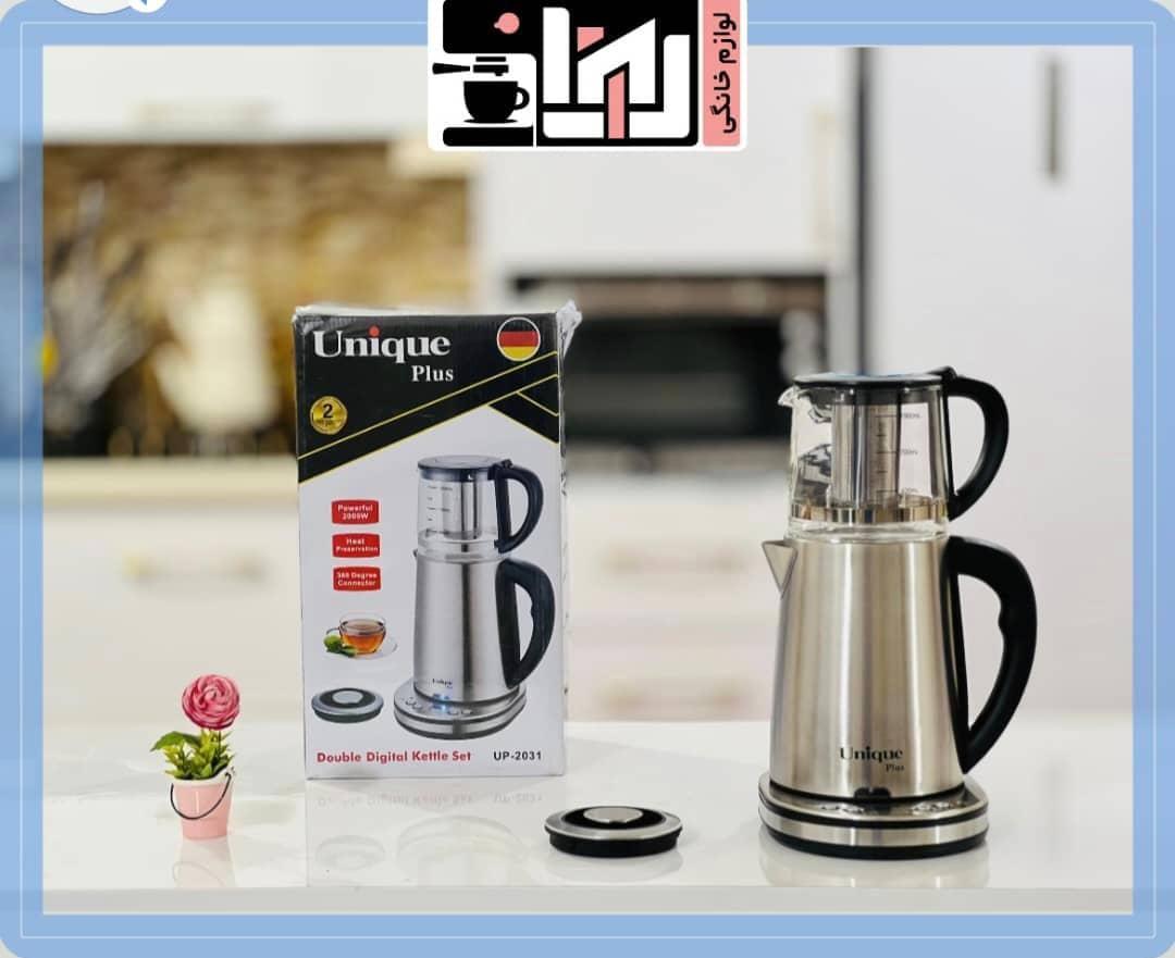 چای ساز روهمی یونیک مدل UP-2031 ظرفیت ۱.۸ لیتر و ۱ لیتر