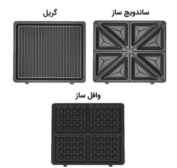 ساندویچ ساز سهکاره پاناسونیک مدل PA-6025
