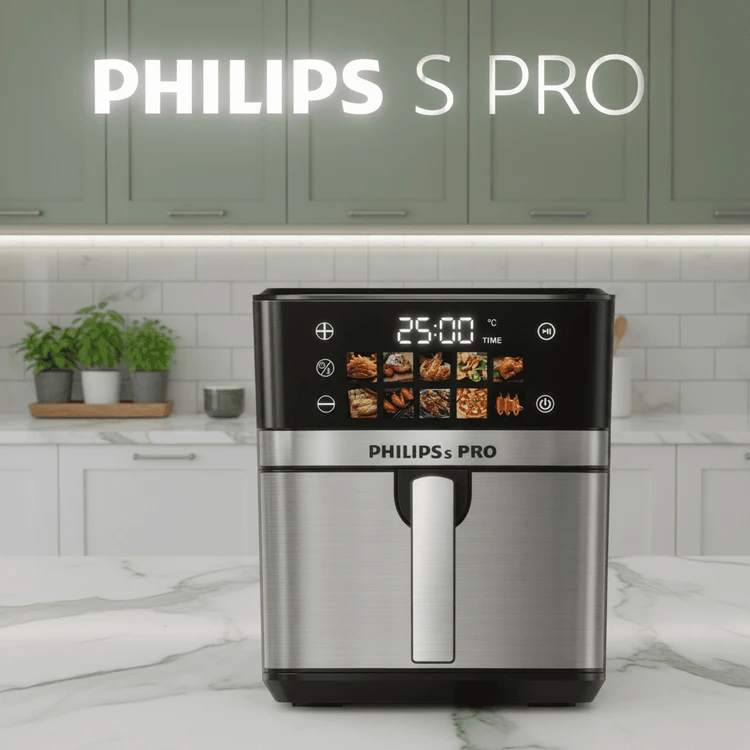 سرخ کن دوالنمت فیلیپس پرو - ظرفیت 15 لیتری تمام استیل سبددار قدرت 3000W وات - مدل PH-1898