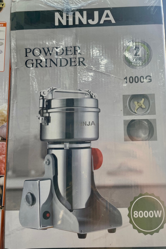 آسیاب صنعتی نینجا- ظرفیت 1000G گرمی قدرت 8000W وات - مدل NJ-2026