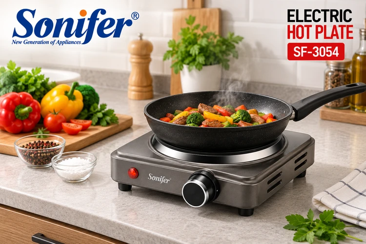 اجاق برقی تکشعله سونیفر مدل SF-3054 با توان ۵۰۰ وات