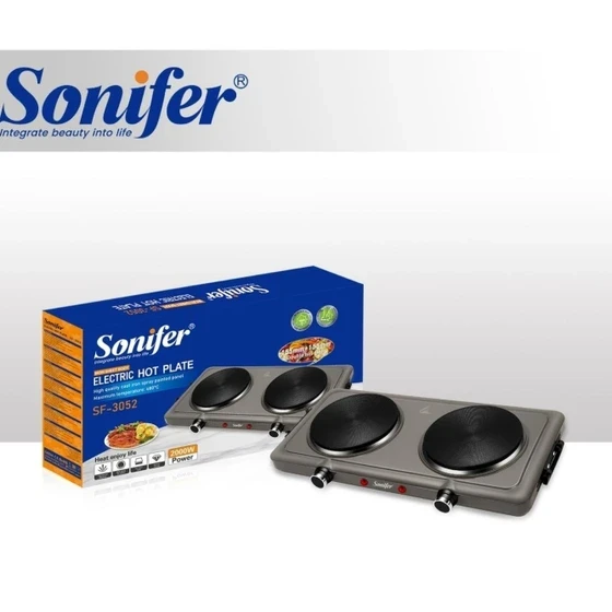 اجاق برقی دو شعله سونیفر مدل SF-3052 با توان ۲۰۰۰ وات