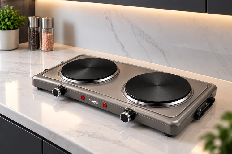 اجاق برقی دو شعله سونیفر مدل SF-3052 با توان ۲۰۰۰ وات