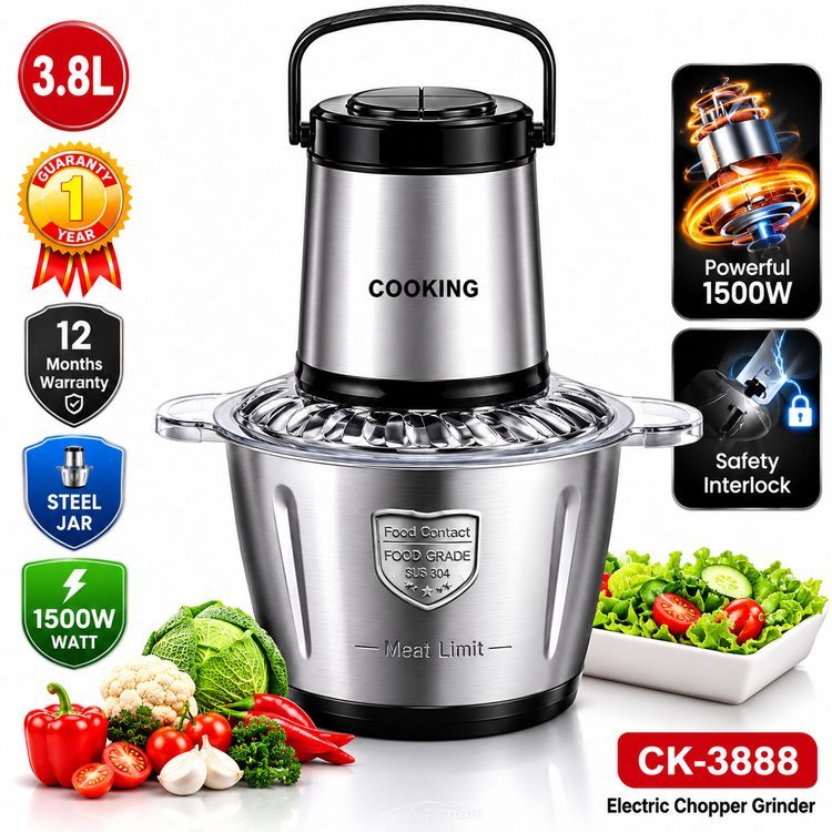 خردکن برقی کوکینگ مدل CK-3888 ظرفیت 3.8 لیتر